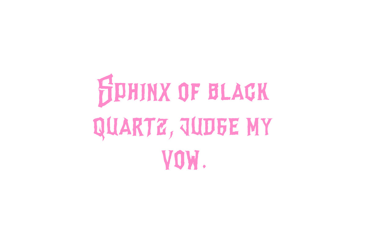 Vertigo Death, a Blackletter Font by Mirco Zett (Photo 5 of 6)