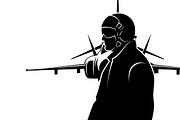 collection of pilot silhouettes, an Illustration by Amazin_art (Thumbnail 18 of 29)