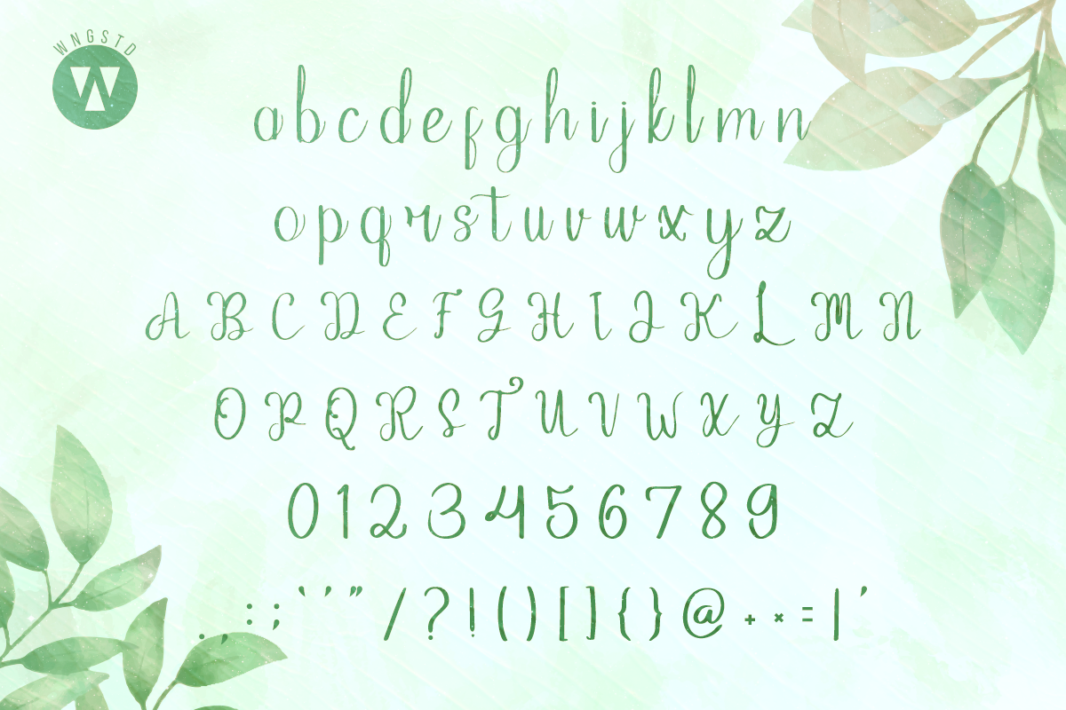 Hayati, a Script Font by Wangsinawang Studio (Photo 2 of 10)