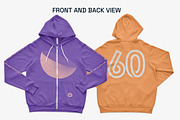 Bella Canvas Mens Zip Hoodie Mockups, a Hoody Mockup by GraphicHero (Thumbnail 3 of 9)