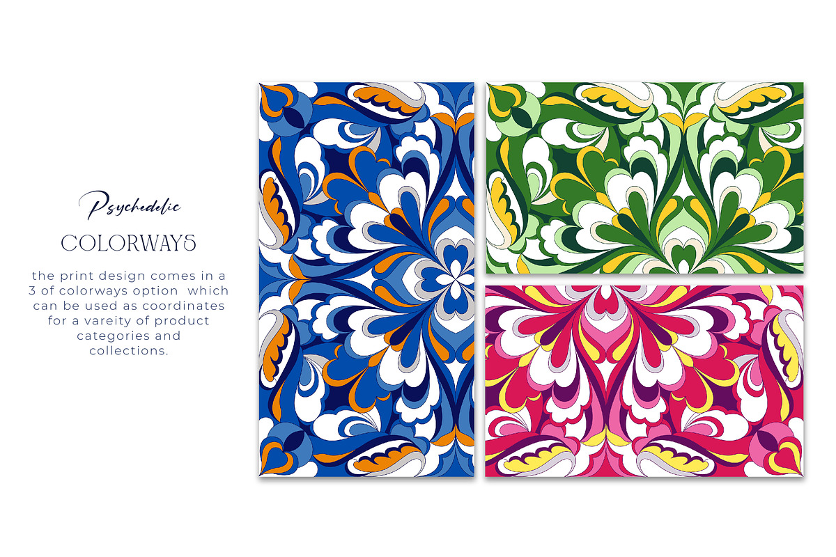 Curly Wave Mandala Prints, a Pattern Graphic by ASTUDIO (Photo 2 of 6)