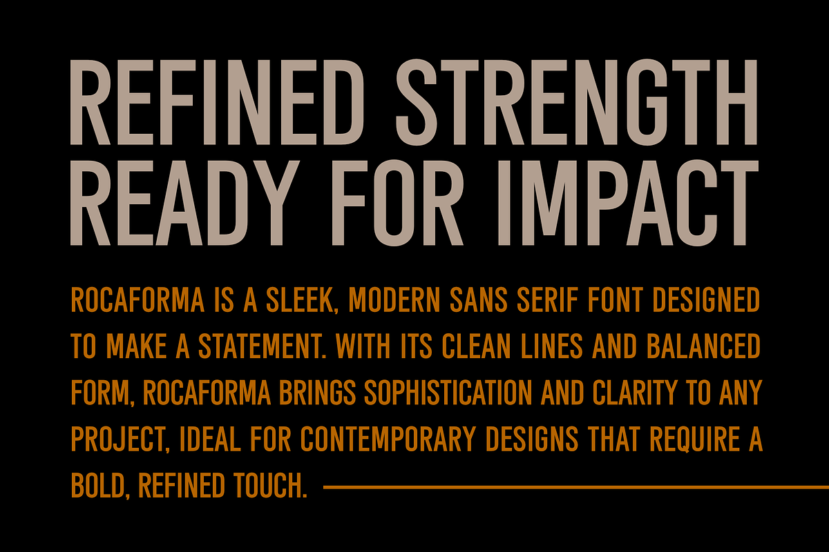 Rocaforma, a Sans Serif Font by RADesigns21 (Photo 4 of 8)