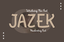 Jazek - Handwriting Font