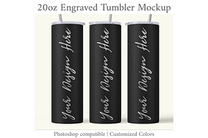 20oz Tumbler Mockup, a Cups & Container Mockup by MockupsBox