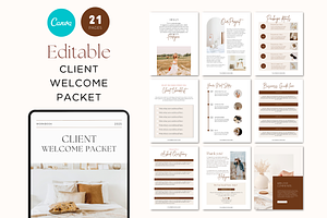Client Welcome Packet Canva Template