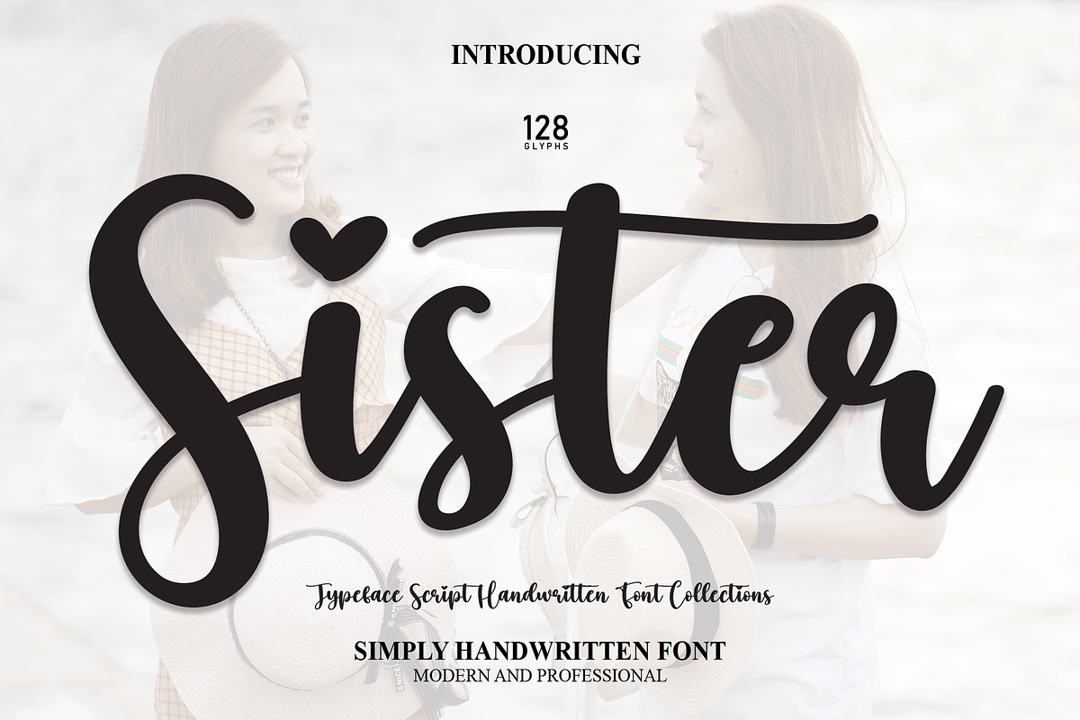 Sister | Script Font, a Script Font by Scratchones (Photo 1 of 8)