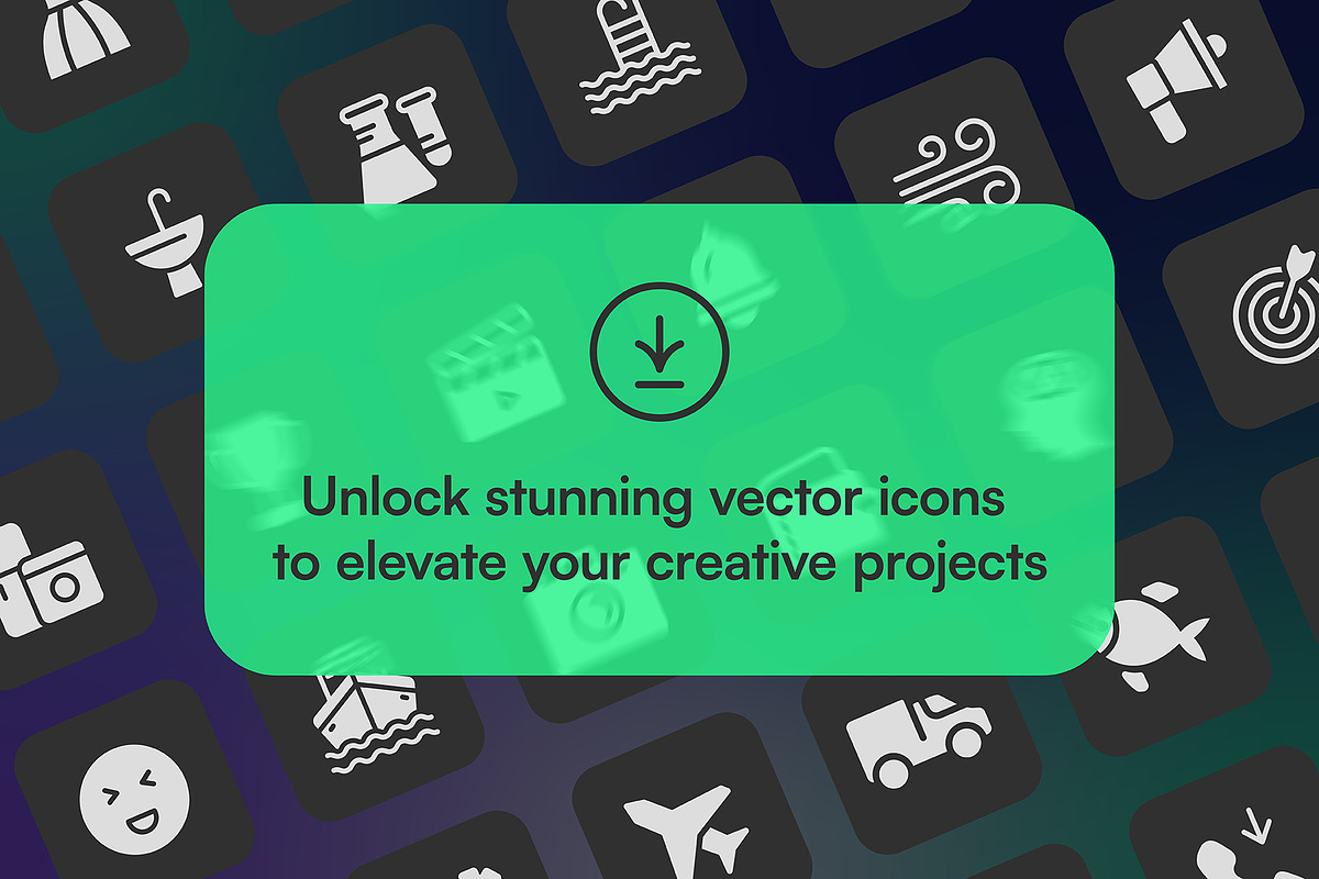 Premium Solid & Stroke Icons Bundle, a Solid Icon by graphypix (Photo 2 of 6)