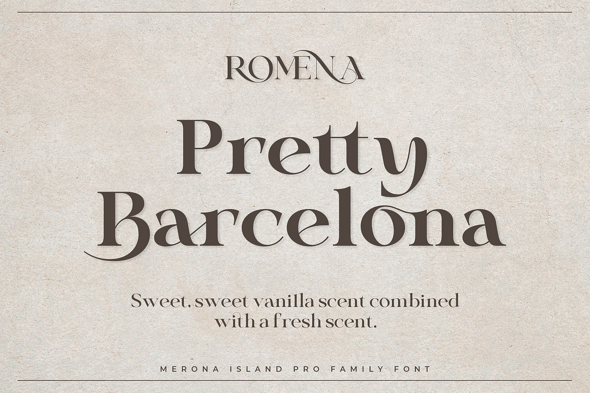 Merona Island PRO | 6 Font Pack, a Serif Font by Krismagraph (Photo 10 of 20)