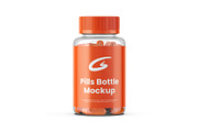 Pills Bottle Mockup, a Product Mockup by GraphicsPixel (Thumbnail 3 of 3)