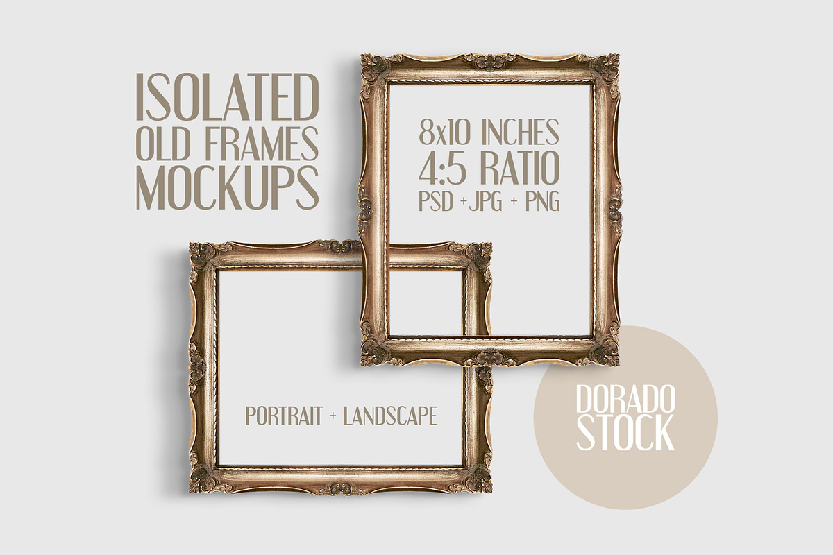 Isolated Frame. Portrait+Landscape, a Print Template by Dorado Stock (Photo 1 of 8)