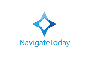 Simple modern navigation logo design, an Object Illustration by LogosDen