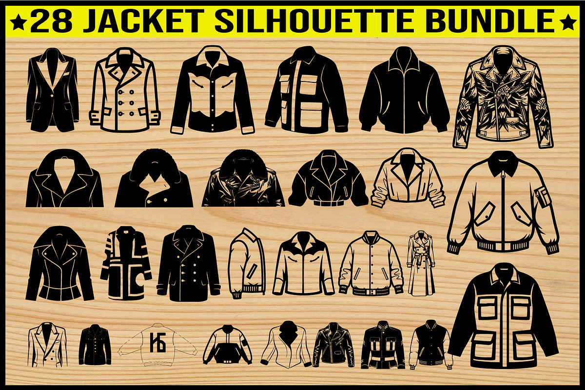 Coat & Jacket Vector Bundle, an Illustration by BIPLOB EXPERT (Photo 1 of 4)
