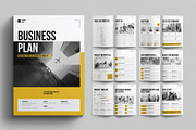 Business Plan Template, a Brochure Template by E-Type (Thumbnail 1 of 8)