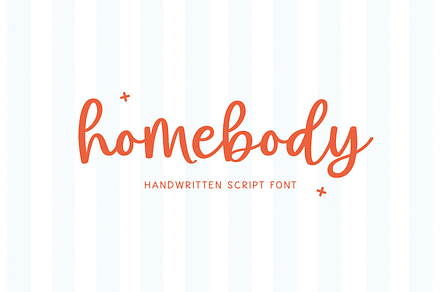 Homebody | Handwritten Script Font, a Script Font by KA Designs