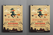 Halloween Party Flyer, a Flyer Template by serapika (Thumbnail 3 of 3)