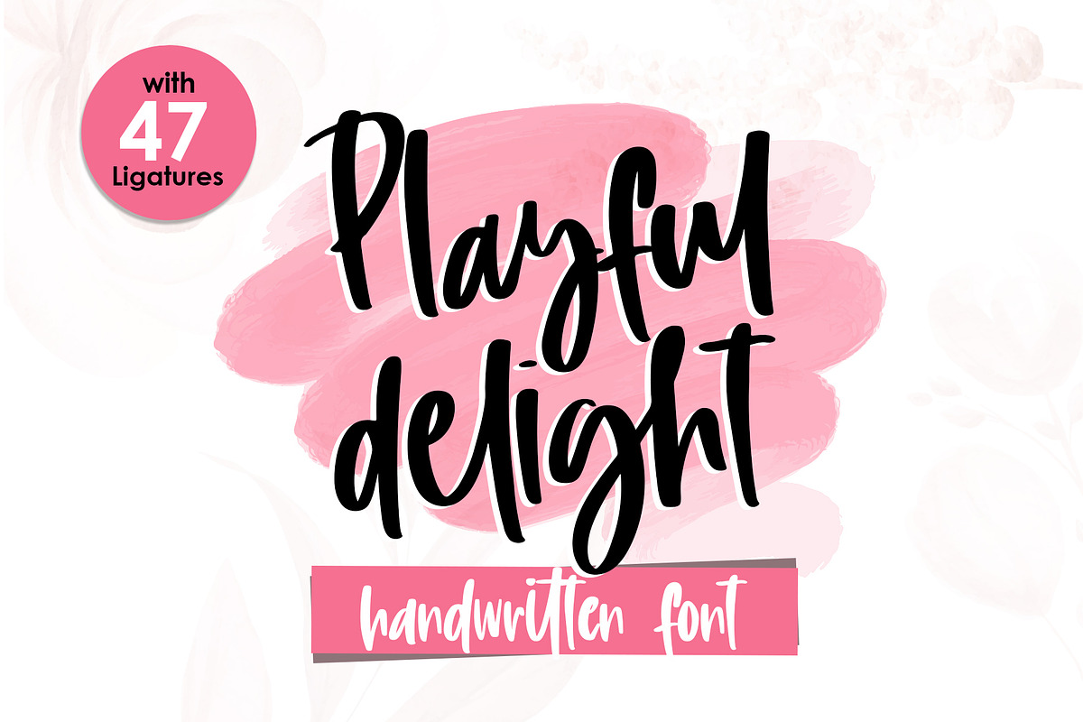 Playful Delight, a Font by Dm Studio (Photo 1 of 6)