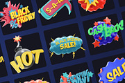 SALE! 3D Sticker Pack, a Templates & Theme by Dope Design (Thumbnail 9 of 10)