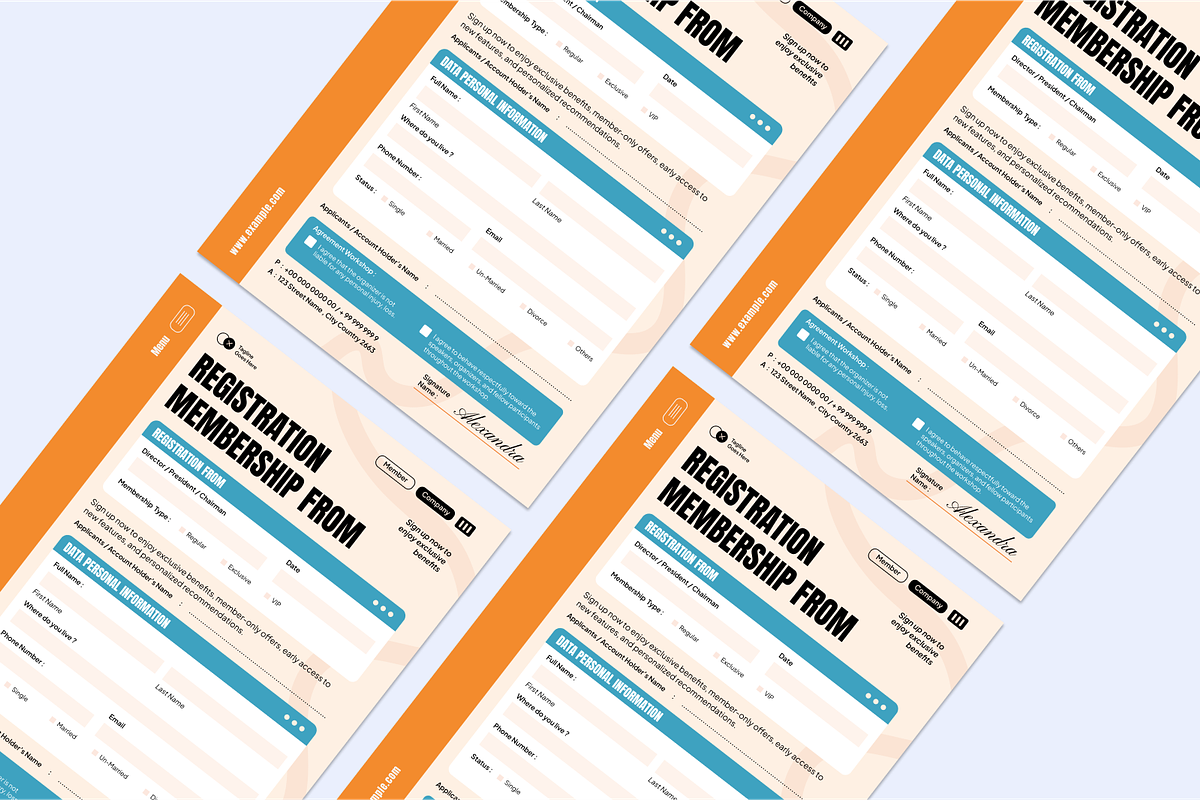 Workshop Registration Form, a Flyer Template by SquidPixey (Photo 3 of 6)