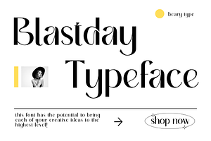 Blastday Modern Sans Serif