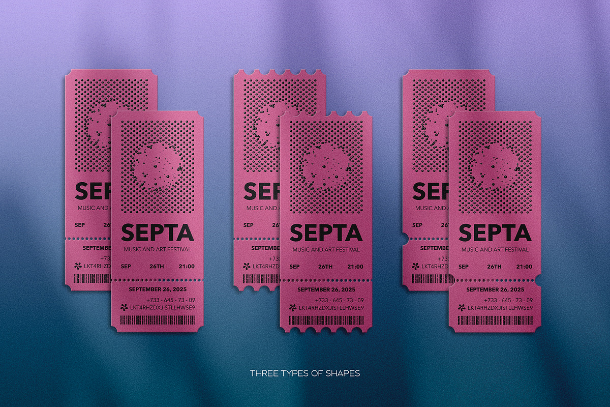 Event Tickets Mockup Scenes, an Advertising Mockup by Milka (Photo 2 of 9)