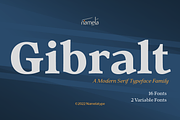 Gibralt Font | Modern Serif Typeface, a Serif Font by Namela Studio (Thumbnail 1 of 10)