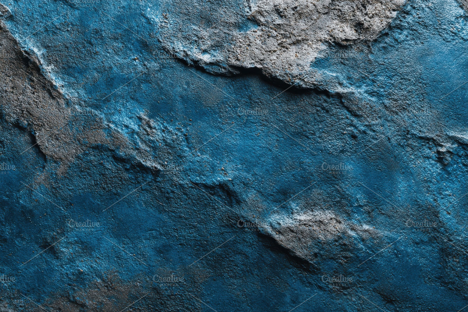 Deep Blue Textured Rock Surface Back, an Abstract Photo by Pixeness Studio