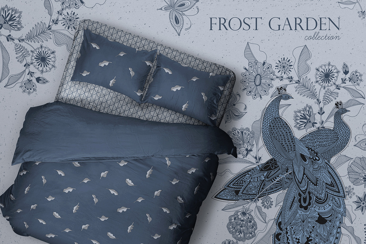 FROST GARDEN Patterns Collection, a Pattern Graphic by LazuInna Shop (Photo 7 of 10)