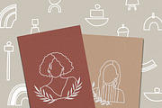 Portraits of women and shapes, a Person Illustration by by Margo (Thumbnail 7 of 11)