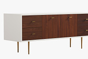Joybird Aaro Small Media Console, a Furniture 3D Model by 3dmitruk (Thumbnail 4 of 10)
