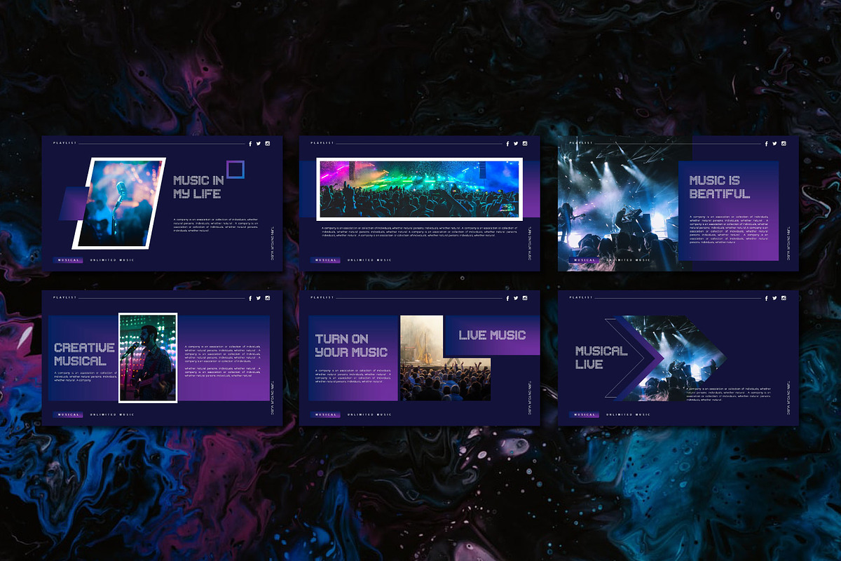 PLAYLIST | Keynote Template, a Presentation Template by Barland Design (Photo 6 of 13)