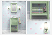 Spring floral & geometric patterns, a Pattern Graphic by Enia Grace (Thumbnail 5 of 10)