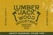 Aqunite Vintage Typeface, a Font by 24Design Studios (Thumbnail 4 of 7)