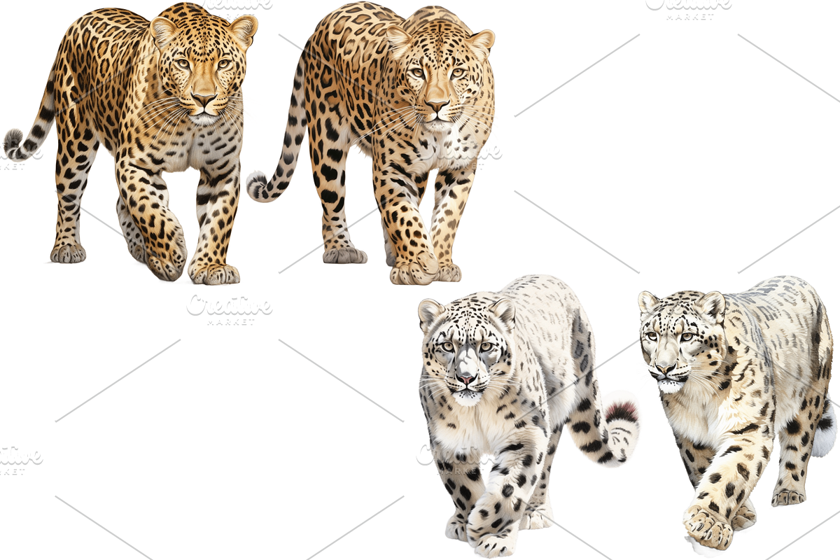 Individual Big Cats Bundle of 24, a Graphic by Jay Major Designs (Photo 7 of 7)
