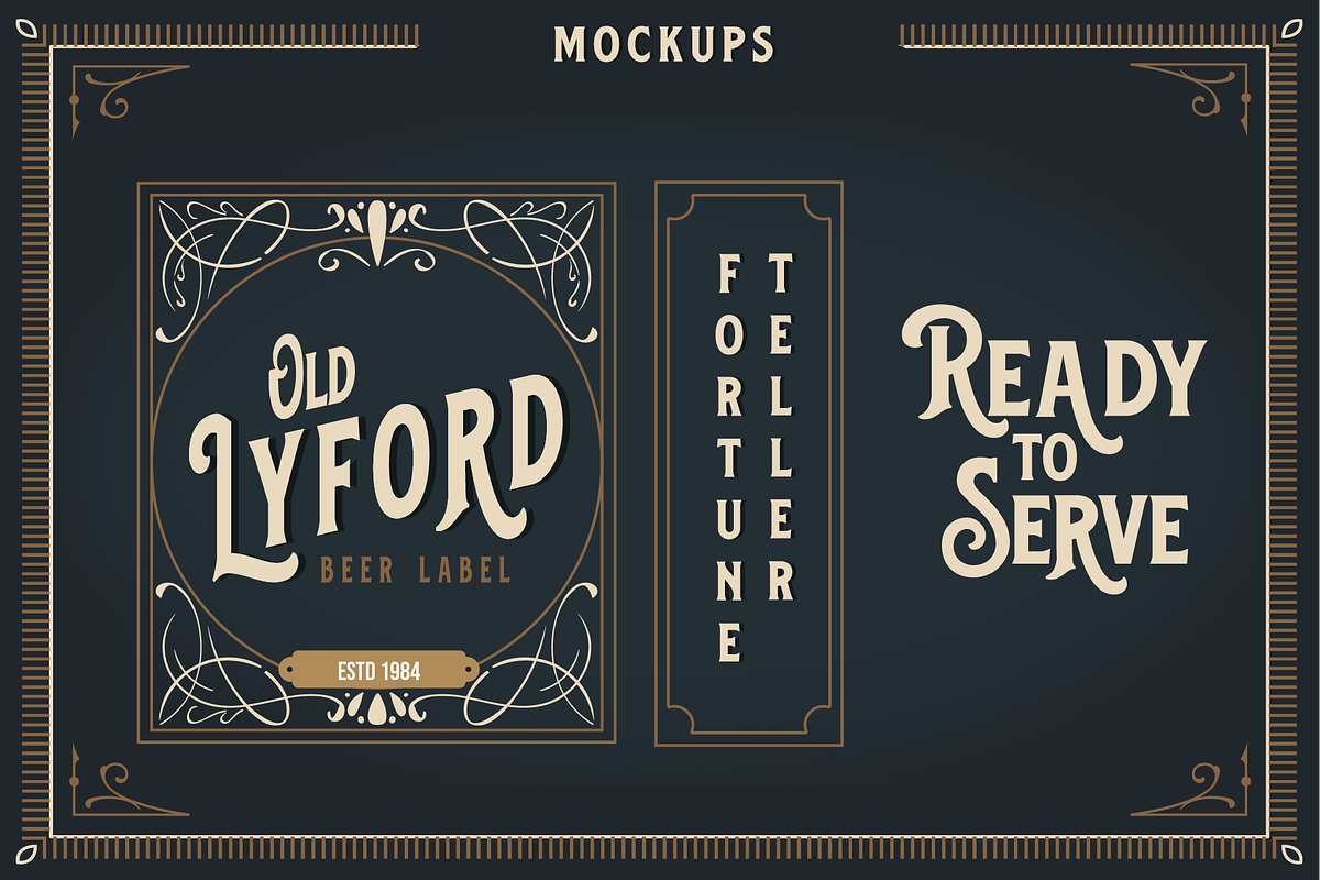 Blackford - Vintage Classic Font preview 3