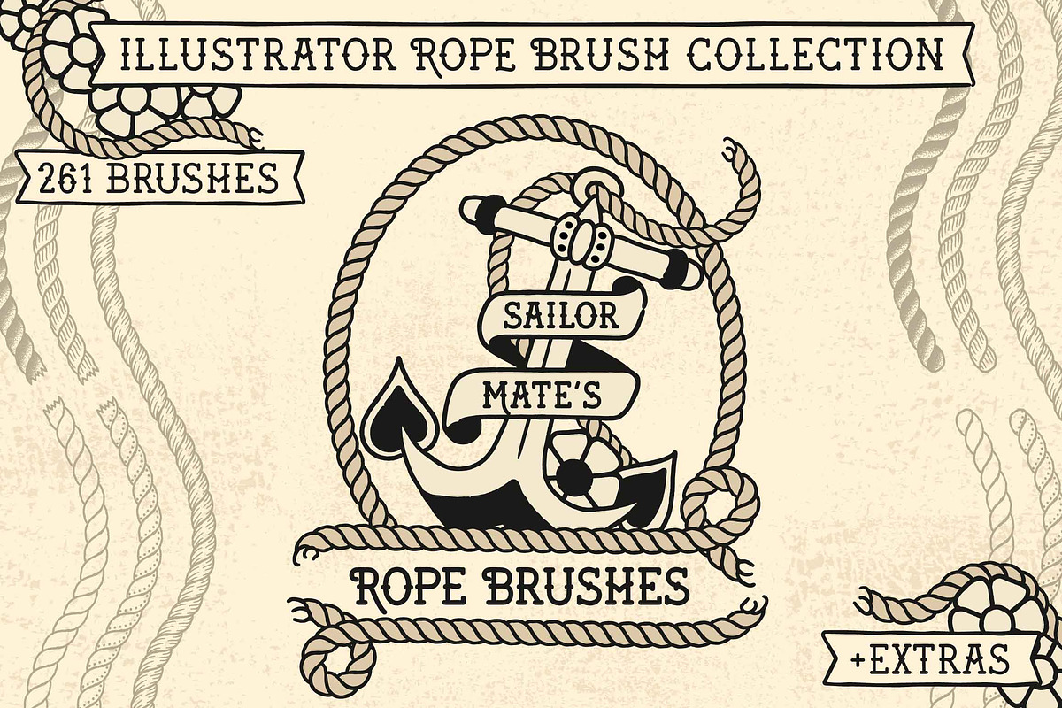 Sailor Mate´s Rope Brush Collection, a Brush Add-On by BAD TASTE (Photo 1 of 20)