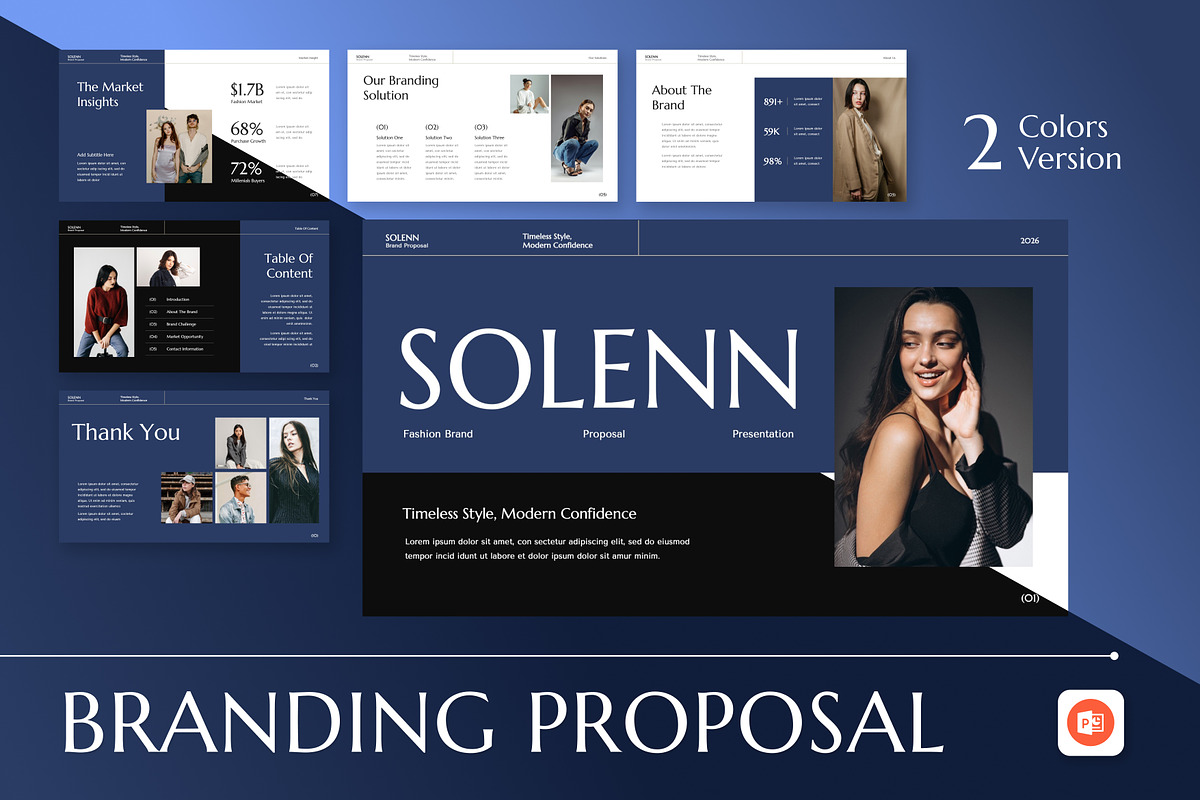 Branding Proposal PowerPoint, a Presentation Template by Antstheme (Photo 1 of 4)