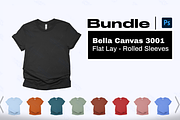 Bella 3001 shirts Mockups Bundle, a Shirt Mockup by creativsupply (Thumbnail 2 of 6)