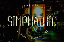 Simphathic - Authentic Display Font