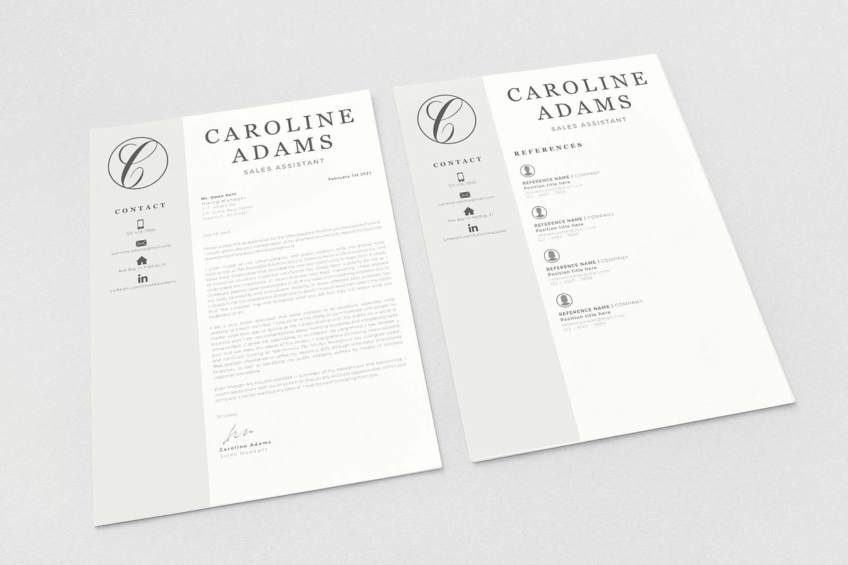 Sales Assistant Creative Resume, a Resume Template by HIRED Design Studio (Photo 12 of 15)