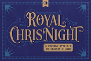 Royal Chrisnight a Vintage Font, a Serif Font by Skillyas_Studio (Thumbnail 1 of 9)