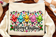 Merry Christmas Sublimation PNG, a Seasonal Illustration by Canvas Craft (Thumbnail 4 of 6)