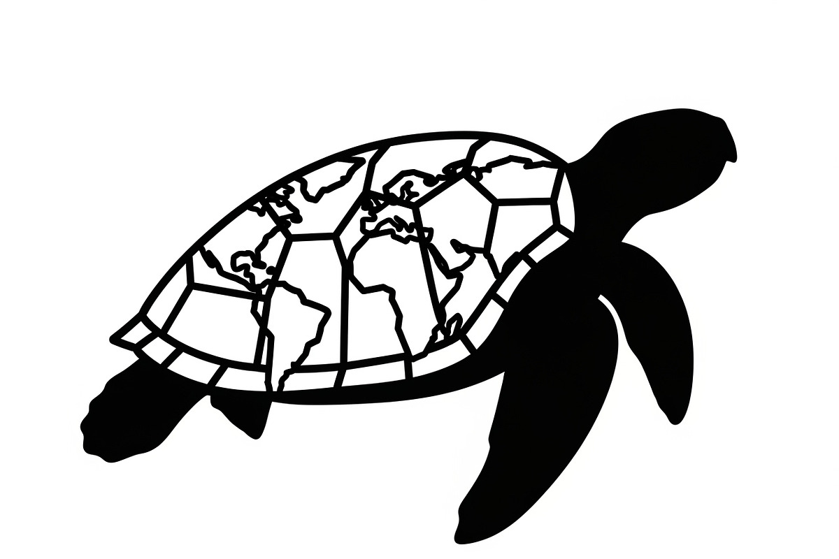 World Map Sea Turtle Bundle, an Illustration by Gaye Art (Photo 20 of 31)