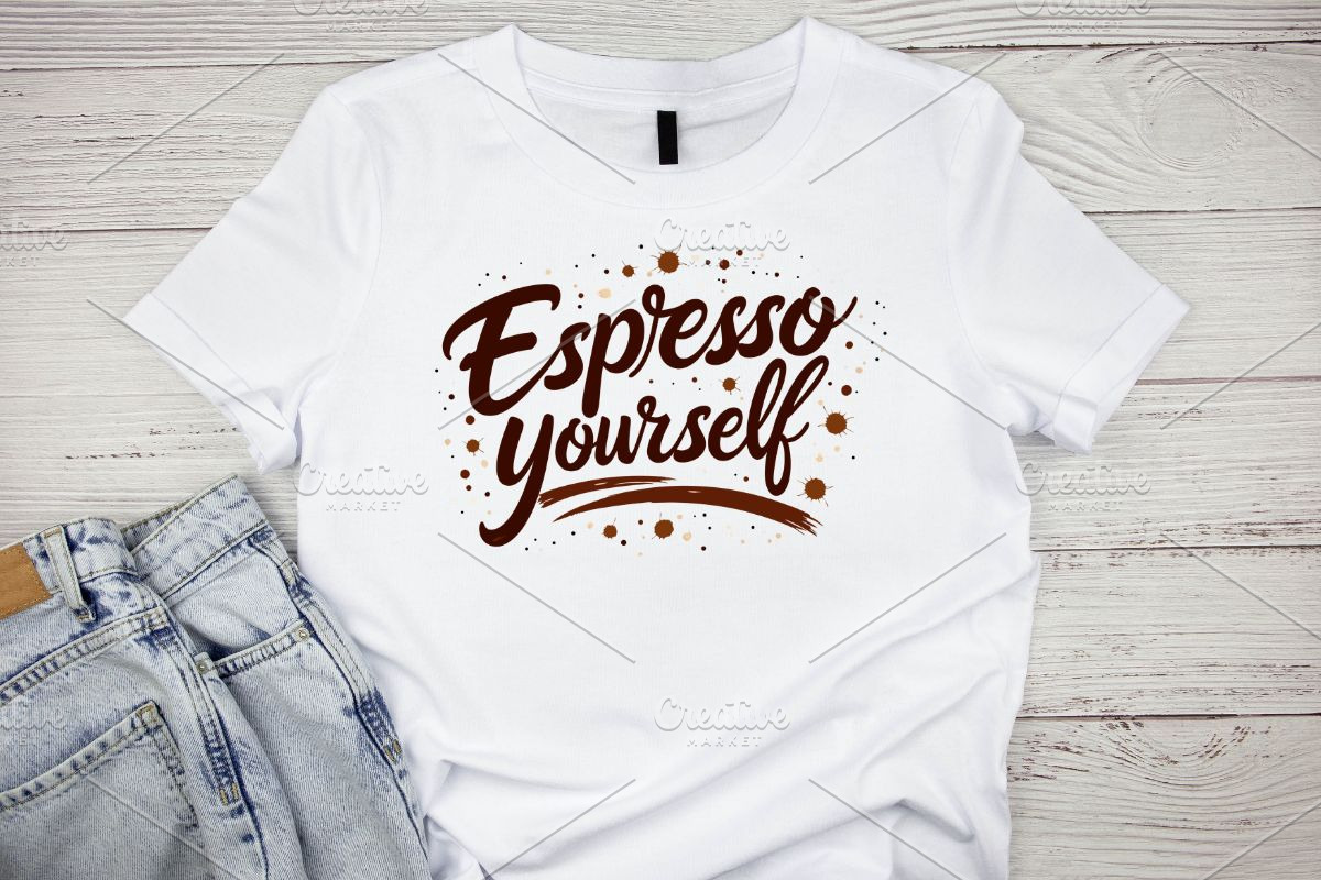 Espresso Yourself – Coffee SVG #3, an Illustration by Awieee1 (Photo 2 of 4)