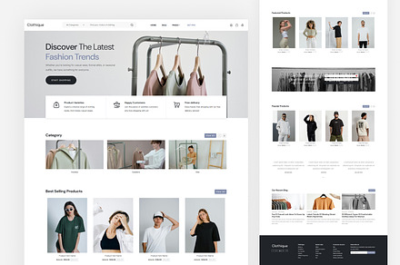 Clothique – eCommerce Store HTML