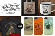 American Vintage Badges 6, a Branding & Logo Template by Opus Nigrum (Thumbnail 6 of 7)
