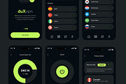 VPN Mobile Application UI UX Layout, an UI Kit Template by CreativeShaper (Thumbnail 3 of 6)