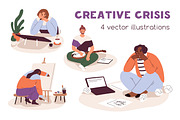 Creative crisis and burnout concept, a Person Illustration by Good Studio (Thumbnail 1 of 5)