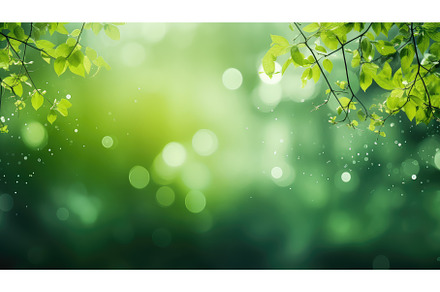 summer green bokeh soft garden ai, a Nature Photo by pikepicture