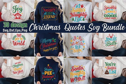Christmas  Quotes Svg Bundle
