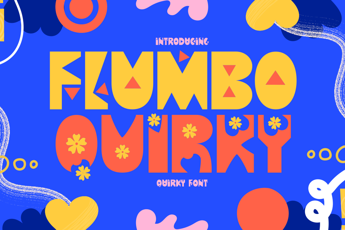 Flumbo Quirky – Playful Quirky Font, a Font by PutraCetol Studio (Photo 1 of 5)
